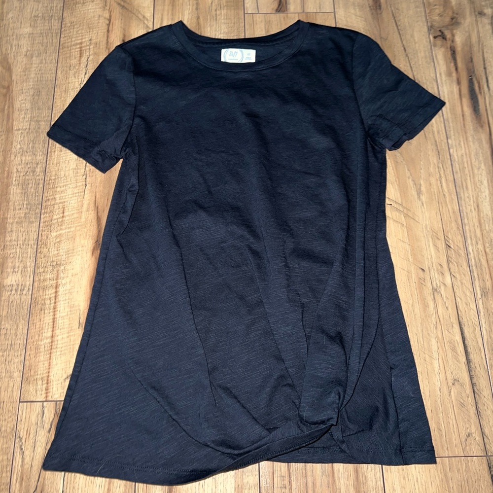 black t-shirt